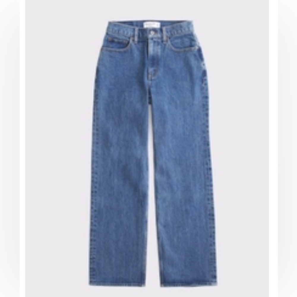 Abercrombie High Rise 90s Relaxed Jean 25 short